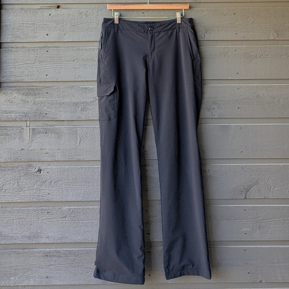 Eddie Bauer Fleece Lined Black Straight Leg Cargo Pants Size 4 - Picture 8 of 8